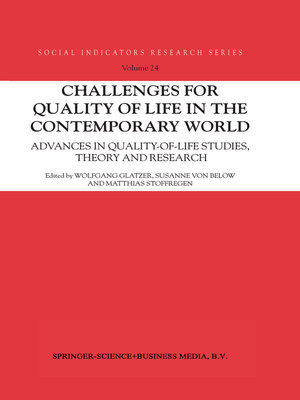 cover image of Challenges for Quality of Life in the Contemporary World
